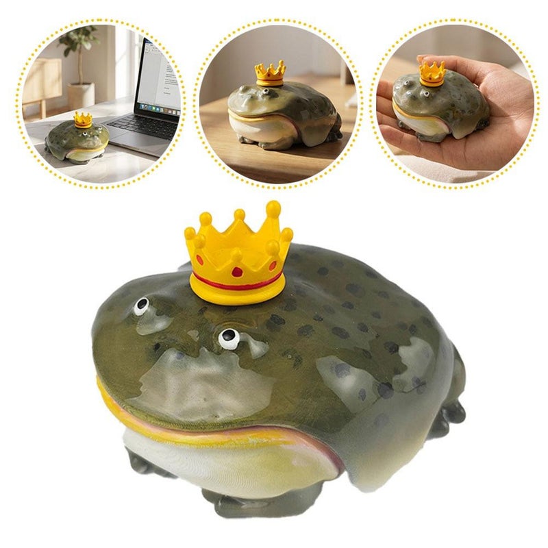 Handmade Ugly Frog Case Compatible with Airpods 4 / Pro 3– Quirky Toad Cover for AirPods 4 & Pro 3, Soft Anti-Scratch Earbuds Protector, Weird-Cute Animal Gift for Teens & Adults (for airpods pro 2) - Image 2